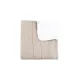 Bamboom blanket cot 140X100 Organic Bamboo - Wrinkled - OYSTER GREY 112