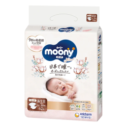 Moony Natural Dipers New Born-5kg  62gab Moony Natural Dipers New Born-5kg  62gab