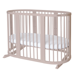 Ovāla bērnu gultiņa Transformers Smart Bed (Cappuccino)