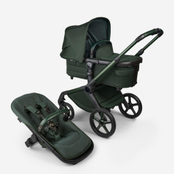 Bugaboo Fox 5 bassinet and seat stroller Noir Limited Edition Midnight Green Bugaboo Fox 5 bassinet and seat stroller Noir Limited Edition Midnight Green