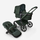 Bugaboo Fox 5 ratu komplekts Noir Limited Edition Midnight Green