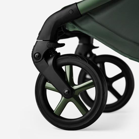 Bugaboo Fox 5 ratu komplekts Noir Limited Edition Midnight Green