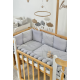Satin bed linen set "Platinum" Light Grey