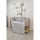 Satin bed linen set "Platinum" Light Grey
