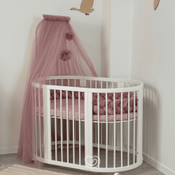 Baldahīns ar pomoniem, Dusty Rose Baldahīns ar pomoniem, Dusty Rose
