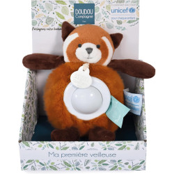 Sarkana panda - naktslampa Doudou - 15cm Sarkana panda - naktslampa Doudou - 15cm