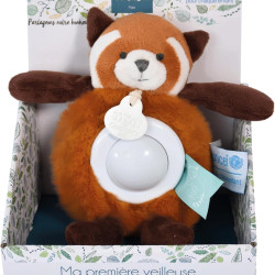 Doudou et Compagnie - Night Light - Red Panda - Brown - 20 cm Doudou et Compagnie - Night Light - Red Panda - Brown - 20 cm