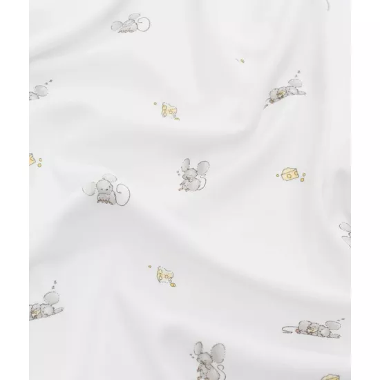 Plēds Livly Mice Dream Blanket White Onesize