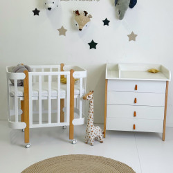 Ingvart Cabinet with Removable Changing Table Scandi White Ingvart Cabinet with Removable Changing Table Scandi White