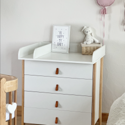 Ingvart Cabinet with Removable Changing Table Scandi White Ingvart Cabinet with Removable Changing Table Scandi White