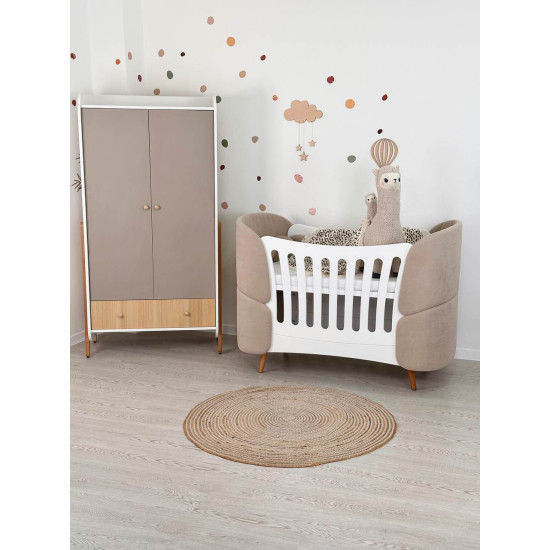 Ingvart Oval Transformer Fly Bed (Beige)