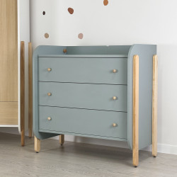 Ingvart Cabinet with Removable Changing Table Scandi Eucatlyptus/Natural Ingvart Cabinet with Removable Changing Table Scandi Eucatlyptus/Natural
