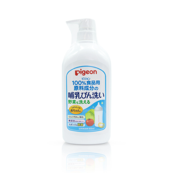 Pigeon līdzeklis bērnu trauku un dārzeņu mazgāšanai ar dozatoru, 800ml