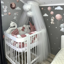 Gultiņa-transformers Nika Slim ar kustīgu sienu White