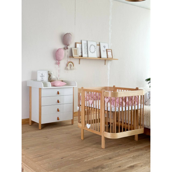 Gultiņa-transformers Nika Slim ar kustīgu sienu White