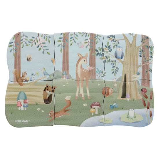 Little Dutch Bath foam puzzle ´Forest Friends´