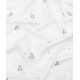 Lively Pleds Teddy Dreams Blanket White