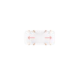 Transverse pendulum for beds Nika White Transverse pendulum for beds Nika White