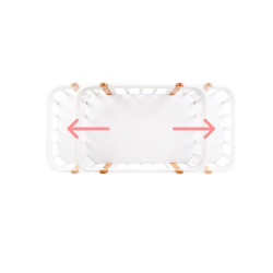 Transverse pendulum for beds Nika White Transverse pendulum for beds Nika White