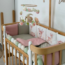 Cotton bed linen set "Baby Cute Deer" Cotton bed linen set "Baby Cute Deer"
