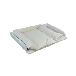Pārtišanas matracis kumodei Nika, izmērs 67x72 cm, White 100% kokvilna