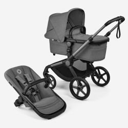 Bugaboo Fox 5 Renew bassinet and seat stroller Moon grey/Graphite Bugaboo Fox 5 Renew bassinet and seat stroller Moon grey/Graphite