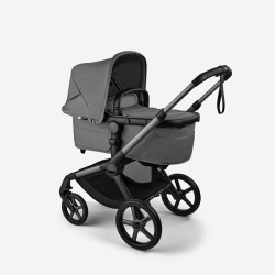 Bugaboo Fox 5 Renew bassinet and seat stroller Moon grey/Graphite Bugaboo Fox 5 Renew bassinet and seat stroller Moon grey/Graphite