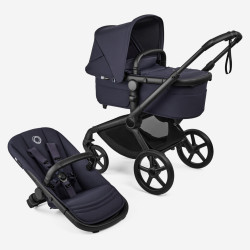 Bugaboo Fox 5 Renew bassinet and seat stroller Deep indigo/Black Bugaboo Fox 5 Renew bassinet and seat stroller Deep indigo/Black