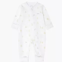 Livly Ducklings Overall White Livly Ducklings Overall White