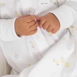 Livly Ducklings Overall White Livly Ducklings Overall White