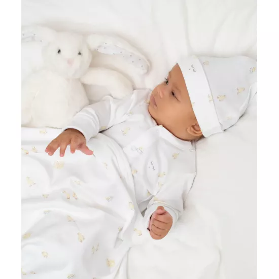 Livly Kokvilnas Cepure Ducklings Tossie Hat White
