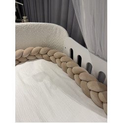 Бортик Ingvart для детской кровати из хлопкового велюра - Velour Beige Nr333/1 Бортик Ingvart для детской кровати из хлопкового велюра - Velour Beige Nr333/1