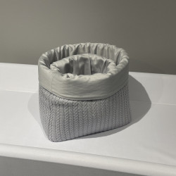 Ingvart Knitted children's baskets for things and toys, Grey Ingvart Knitted children's baskets for things and toys, Grey