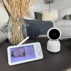 Beaba Zen Night Light Video Baby Monitor White Beaba Zen Night Light Video Baby Monitor White