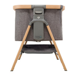 Tutti Bambini Bedside Crib CoZee Oak/Charcoal Tutti Bambini Bedside Crib CoZee Oak/Charcoal