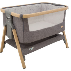 Tutti Bambini Bedside Crib CoZee Oak/Charcoal Tutti Bambini Bedside Crib CoZee Oak/Charcoal