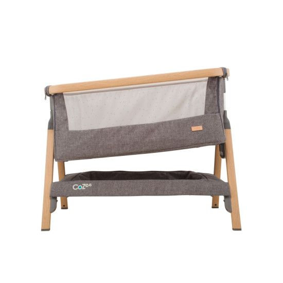 Tutti Bambini mazuļu šūpulis pie gultas CoZee Oak/Charcoal