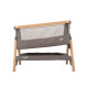 Tutti Bambini mazuļu šūpulis pie gultas CoZee Oak/Charcoal