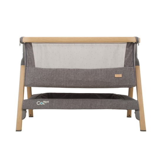 Tutti Bambini mazuļu šūpulis pie gultas CoZee Oak/Charcoal