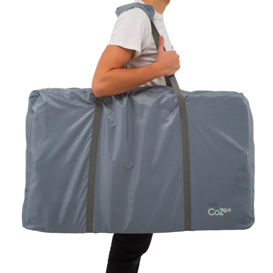 Tutti Bambini mazuļu šūpulis pie gultas CoZee Oak/Charcoal