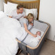 Tutti Bambini mazuļu šūpulis pie gultas CoZee Oak/Charcoal