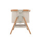 Tutti Bambini mazuļu šūpulis pie gultas CoZee Scandinavian Walnut-Ecru