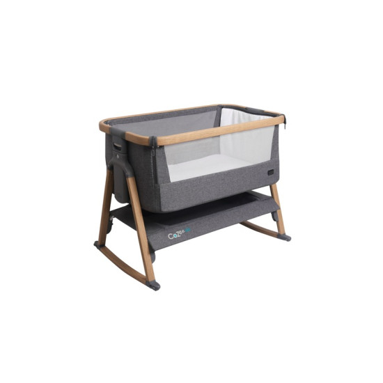 Tutti Bambini mazuļu šūpulis pie gultas CoZee Air Oak/Charcoal