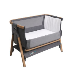Tutti Bambini Bedside Crib CoZee Air Oak/Charcoal Tutti Bambini Bedside Crib CoZee Air Oak/Charcoal