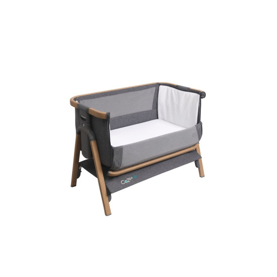 Tutti Bambini mazuļu šūpulis pie gultas CoZee Air Oak/Charcoal