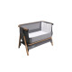 Tutti Bambini mazuļu šūpulis pie gultas CoZee Air Oak/Charcoal