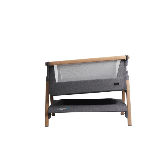 Tutti Bambini mazuļu šūpulis pie gultas CoZee Air Oak/Charcoal
