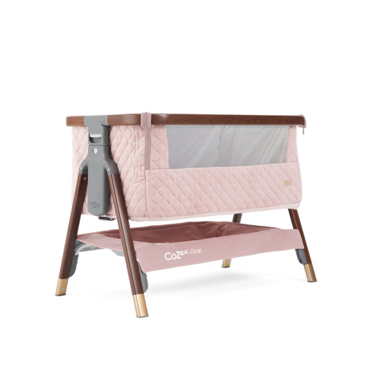 Tutti Bambini mazuļu šūpulis pie gultas CoZee Luxe Walnut-Blush