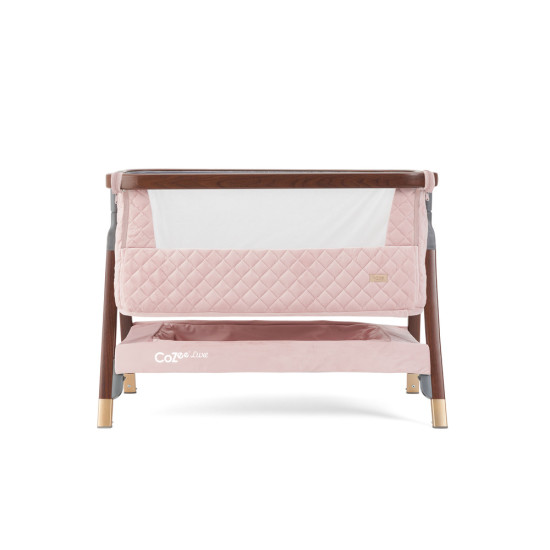 Tutti Bambini mazuļu šūpulis pie gultas CoZee Luxe Walnut-Blush