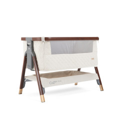 Tutti Bambini Bedside Crib CoZee Luxe Walnut-Cream Tutti Bambini Bedside Crib CoZee Luxe Walnut-Cream